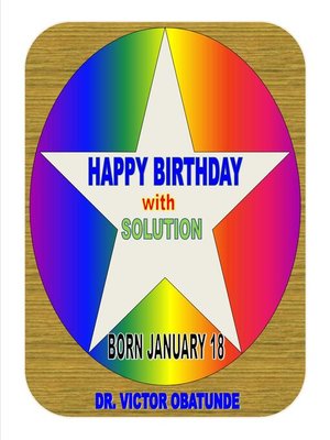 cover image of BORN JANUARY 18